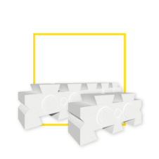 Вкладыши в бетонные блоки